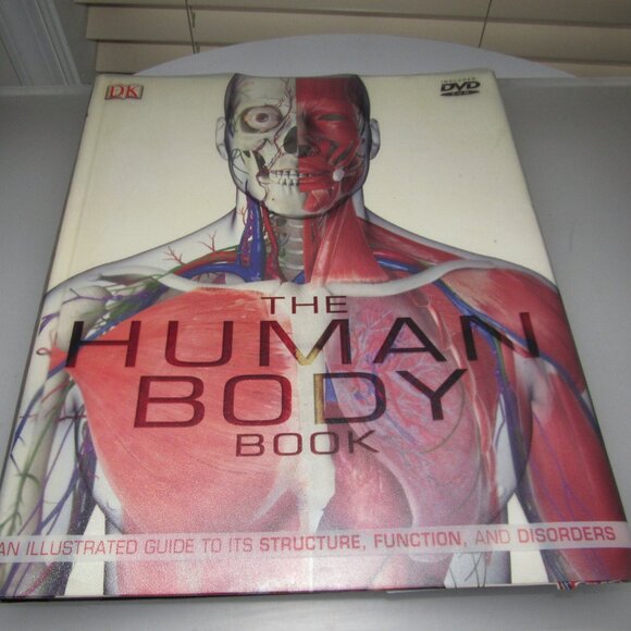DK The Human Body Book with DVD – Illustrated Anatomy & Physiology Guide Hardcov - Picture 1 of 8